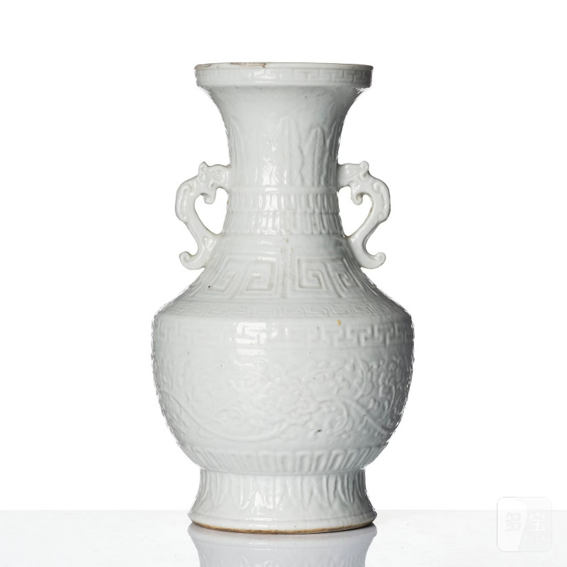 A blanc de chine 'lotus' vase, - 图3